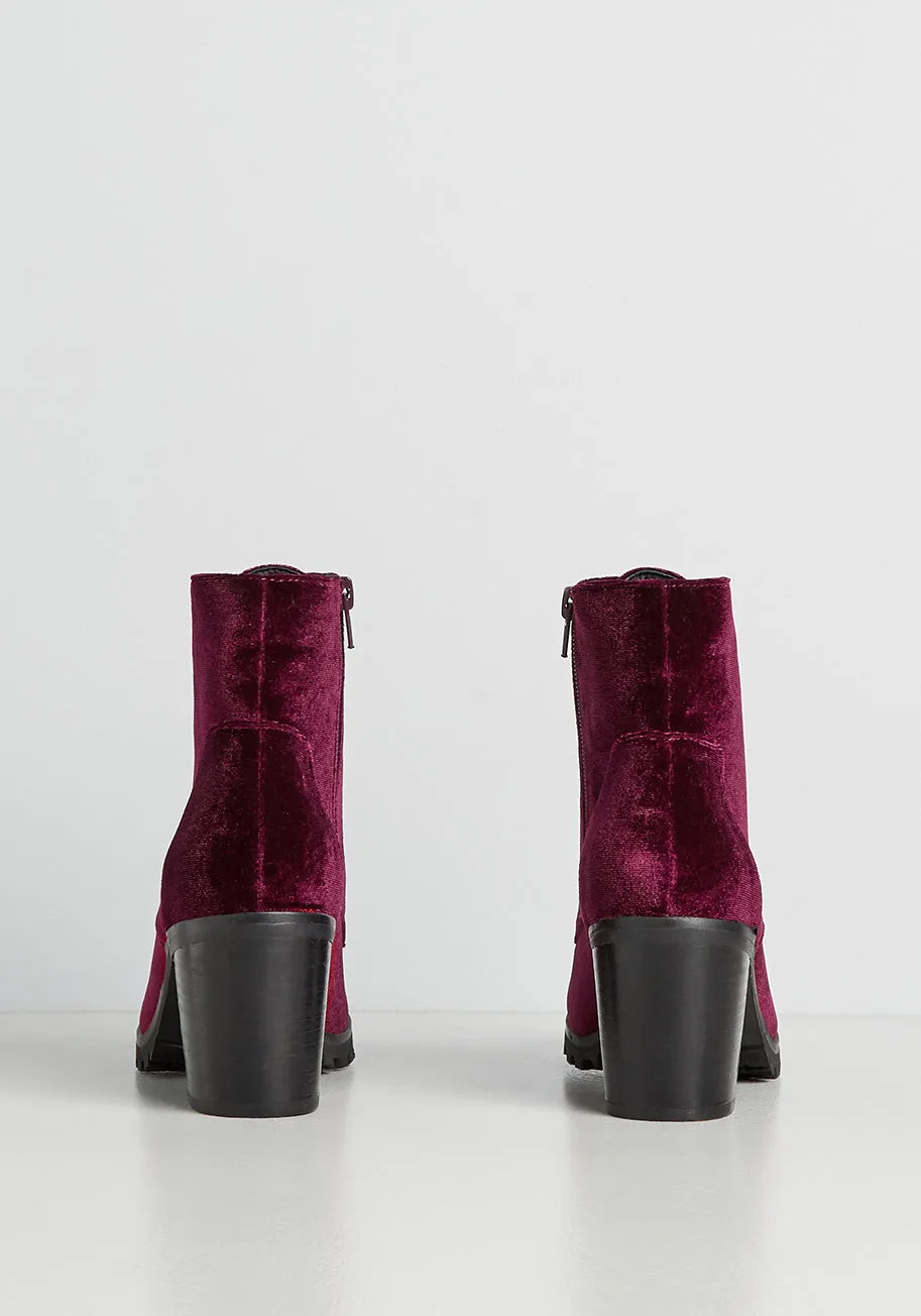 Velvet Vantage Point Ankle Boot