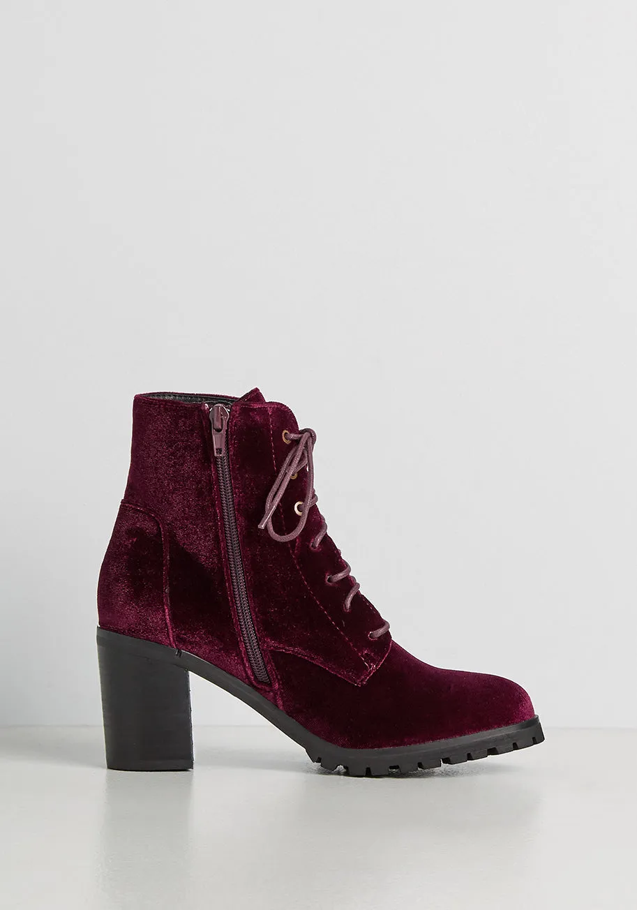 Velvet Vantage Point Ankle Boot