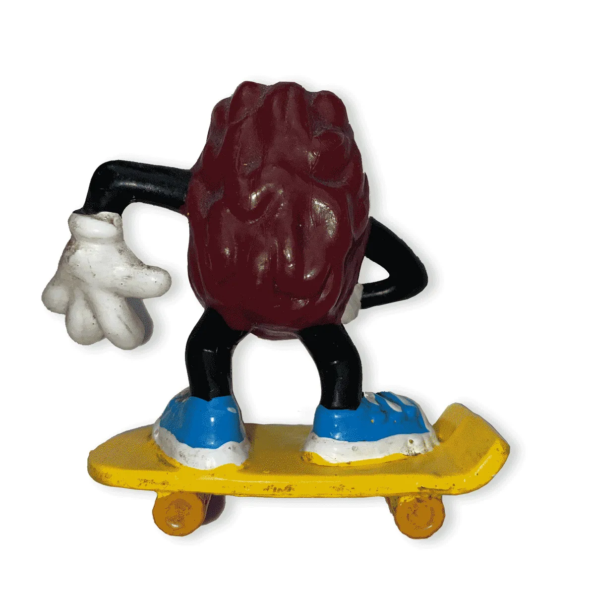 Vintage California Raisins Skateboarding Toy 1988