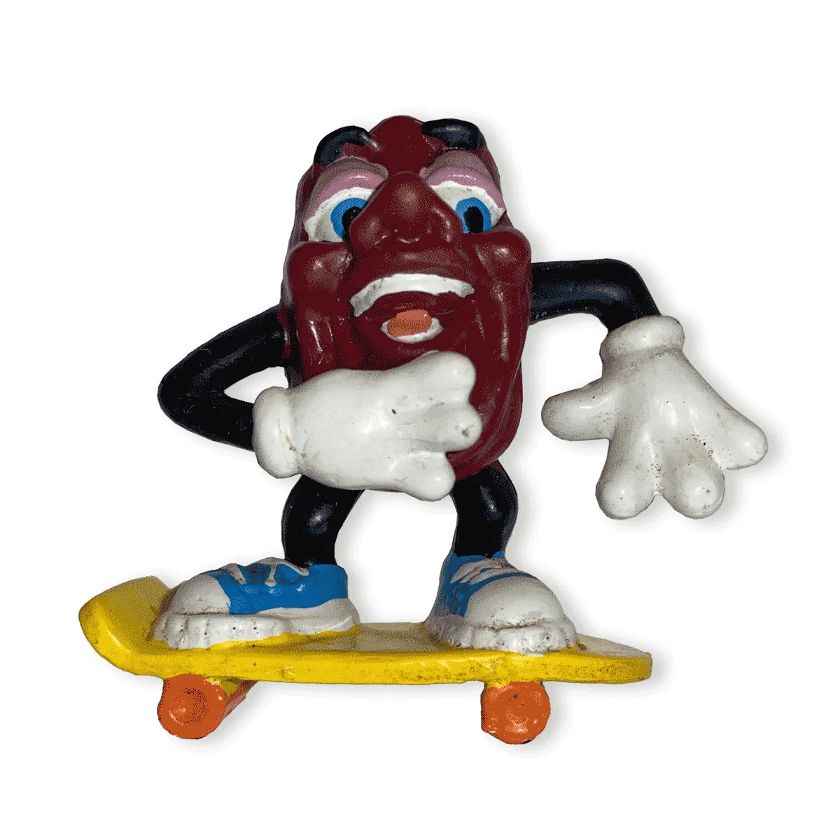 Vintage California Raisins Skateboarding Toy 1988