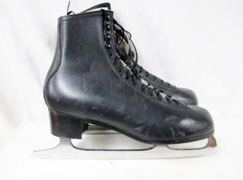 Womens CELEBRITY Figure Ice Skates BLACK Hockey Winter BLACK 9.5 Fiesta Omnitrade