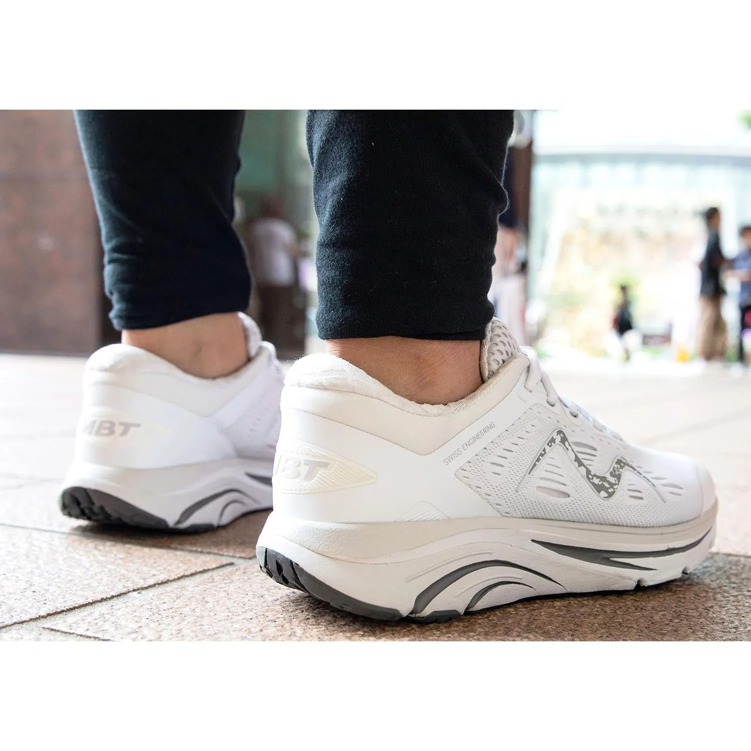 Women's MBT GTC-2000 White Mesh