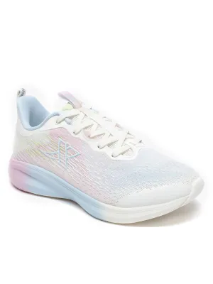 XTEP Canvas White,Peach Running Shoes for Women Euro- 40 Size