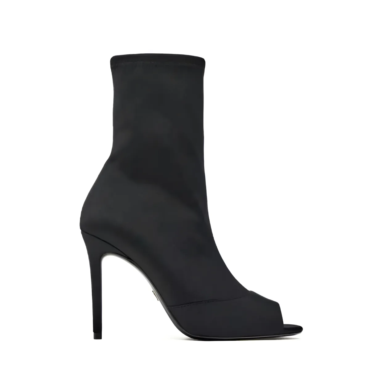 ZARA OPEN TOE HEELED ANKLE BOOTS 1126-210-800-BLK